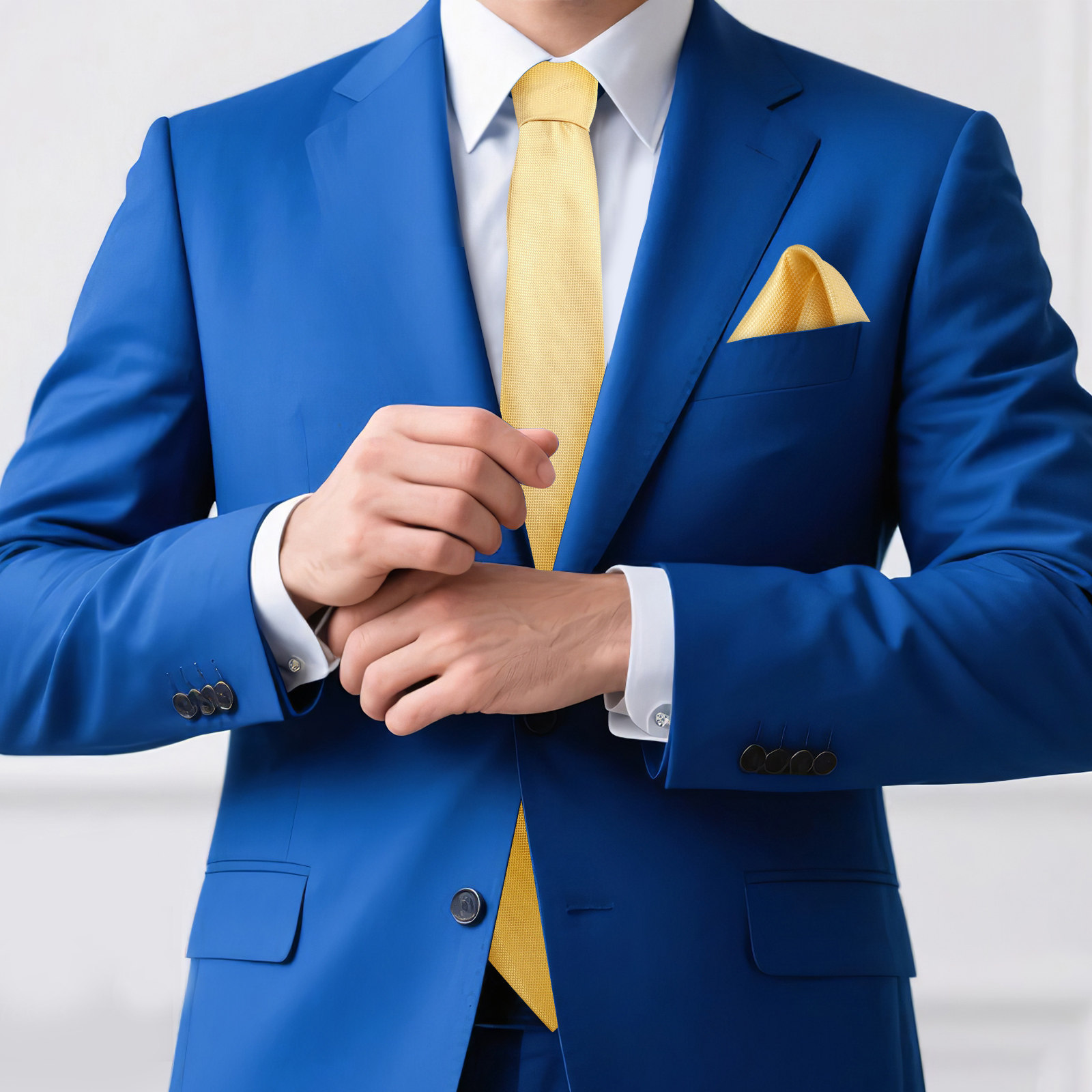 ชุดเนคไทผู้ชาย 5 ชิ้น พร้อมผ้า - Pocket Square Set บทวิจารณ์และราคา
